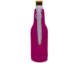Load image into Gallery viewer, I'm Outdoorsy in that I Like Getting Drunk on Patios Zipper Beer Bottle With Opener