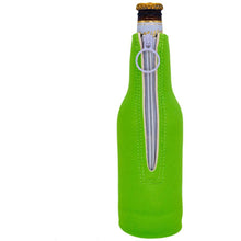 Load image into Gallery viewer, I'm Outdoorsy in that I Like Getting Drunk on Patios Zipper Beer Bottle With Opener