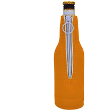 Load image into Gallery viewer, I'm Outdoorsy in that I Like Getting Drunk on Patios Zipper Beer Bottle With Opener