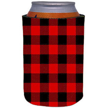 Load image into Gallery viewer, Buffalo Check Flannel Pattern Can Coolie