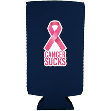 Load image into Gallery viewer, Cancer Sucks Slim Can Coolie