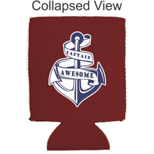 Load image into Gallery viewer, Captain Awesome Anchor Can Coolie