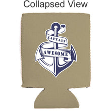 Load image into Gallery viewer, Captain Awesome Anchor Can Coolie