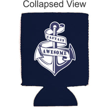 Load image into Gallery viewer, Captain Awesome Anchor Can Coolie