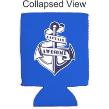 Load image into Gallery viewer, Captain Awesome Anchor Can Coolie