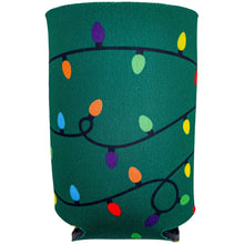 Load image into Gallery viewer, Christmas Lights Pattern Can Coolie