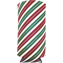 Load image into Gallery viewer, Christmas Stripes Pattern Slim 12oz Can Coolie