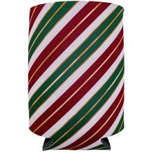 Load image into Gallery viewer, Christmas Stripes Pattern Can Coolie