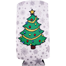 Load image into Gallery viewer, Christmas Tree Pattern Slim 12oz Can Coolie