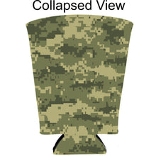 Load image into Gallery viewer, Digital Camouflage Pattern Pint Glass Coolie
