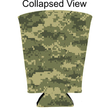 Load image into Gallery viewer, Digital Camouflage Pattern Pint Glass Coolie