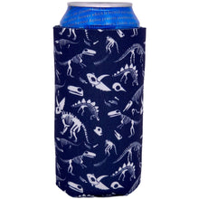 Load image into Gallery viewer, Dinosaur Bones Pattern 16 oz. Can Coolie