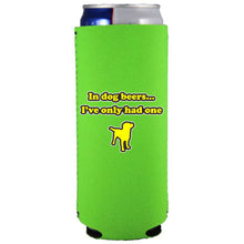 Load image into Gallery viewer, Dog Beers Slim Can Coolie