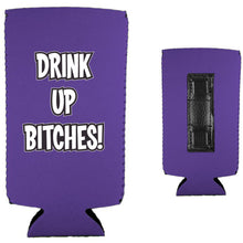 Load image into Gallery viewer, Drink Up Bitches Magnetic Slim Can Coolie