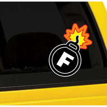 Load image into Gallery viewer, F Bomb Vinyl Sticker 5 Inch, Indoor/Outdoor