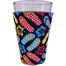 Load image into Gallery viewer, flip flop pattern with flip flop and flower design