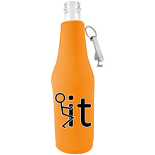 Load image into Gallery viewer, Fck It Funny Zipper Bottle Coolie With Opener