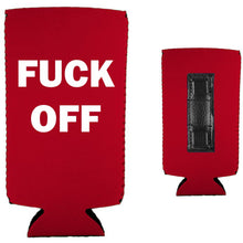 Load image into Gallery viewer, Fuck Off Magnetic Slim Can Coolie