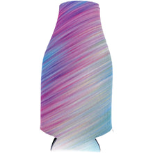 Load image into Gallery viewer, Pastel Gradient Stripes Zipper Bottle Coolie