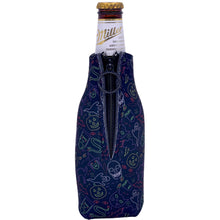 Load image into Gallery viewer, Halloween Neon Beer Bottle Coolie