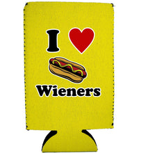 Load image into Gallery viewer, I Love Wieners 16 oz Can Coolie