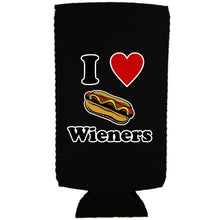 Load image into Gallery viewer, I Love Wieners Slim 12 oz Can Coolie