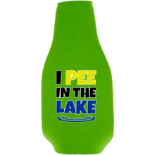 Load image into Gallery viewer, I Pee In The Lake Beer Bottle Coolie