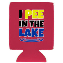 Load image into Gallery viewer, I Pee In The Lake Magnetic Can Coolie