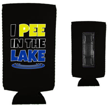 Load image into Gallery viewer, I Pee In The Lake Magnetic Slim Can Coolie