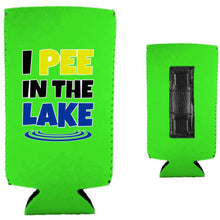 Load image into Gallery viewer, I Pee In The Lake Magnetic Slim Can Coolie