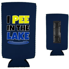 Load image into Gallery viewer, I Pee In The Lake Magnetic Slim Can Coolie