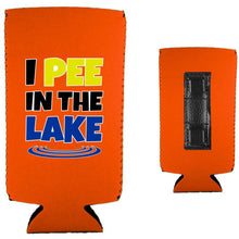 Load image into Gallery viewer, I Pee In The Lake Magnetic Slim Can Coolie
