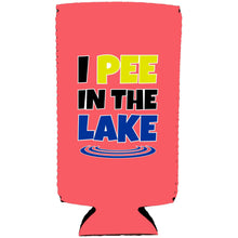Load image into Gallery viewer, I Pee In The Lake Slim Can Coolie