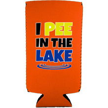 Load image into Gallery viewer, I Pee In The Lake Slim Can Coolie