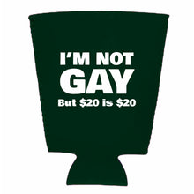 Load image into Gallery viewer, I'm Not Gay Pint Glass Coolie
