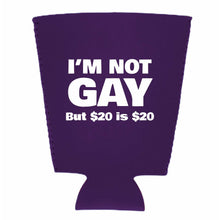 Load image into Gallery viewer, I'm Not Gay Pint Glass Coolie