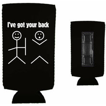 Load image into Gallery viewer, I've Got Your Back Magnetic Slim Can Coolie