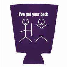 Load image into Gallery viewer, I've Got Your Back Pint Glass Coolie