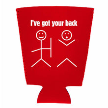Load image into Gallery viewer, I've Got Your Back Pint Glass Coolie