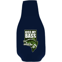 Load image into Gallery viewer, Kiss My Bass Beer Bottle Coolie
