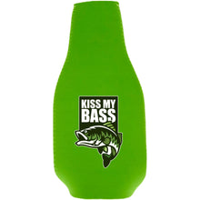 Load image into Gallery viewer, Kiss My Bass Beer Bottle Coolie