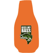 Load image into Gallery viewer, Kiss My Bass Beer Bottle Coolie