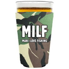 Load image into Gallery viewer, MILF, Man I Love Fishing Pint Glass Coolie
