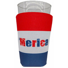 Load image into Gallery viewer, Merica Colors Pint Glass Coolie