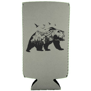 Mountain Bear Magnetic Slim Can Coolie