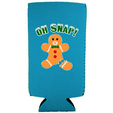 Load image into Gallery viewer, Oh Snap! Gingerbread Man 16 oz. Can Coolie
