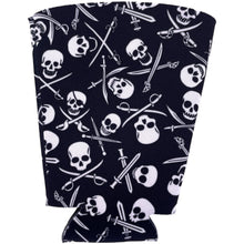 Load image into Gallery viewer, Pirate Pattern Pint Glass Coolie