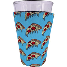 Load image into Gallery viewer, pizza pattern with turquoise cooler and pizza pattern
