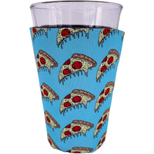 Load image into Gallery viewer, pizza pattern with turquoise cooler and pizza pattern