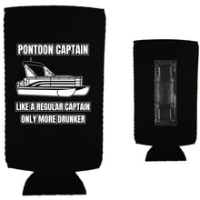 Load image into Gallery viewer, Pontoon Captain Magnetic Slim Can Coolie